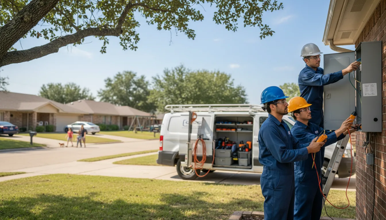 Certified electrician providing emergency electrical services in San Benito, TX